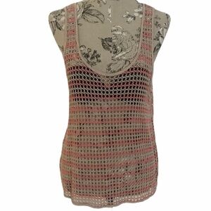 Ella Moss Pink Tank Top M